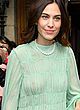 Alexa Chung naked pics - completely see-through dress