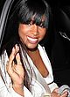 Kelly Rowland slight nip slip in car pics