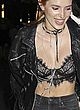 Bella Thorne see through sheer lace bra pics
