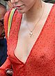 Kendall Jenner naked pics - wore see through red blouse