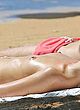 Margot Robbie naked pics - showing boobs & sunbathing