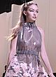 Gigi Hadid fully see-thru dress at runway pics