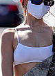 Madison Beer naked pics - out in see-thru outfit in la