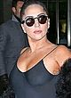 Lady Gaga naked pics - see thru dress, night out