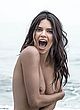 Kendall Jenner posing fully nude in water pics