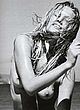 Toni Garrn naked pics - posing topless on the beach