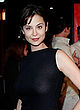Catherine Bell naked pics - wearing a sheer black top
