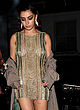 Charli XCX naked pics - see through dress in public