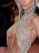 Emily Ratajkowski naked pics - braless, silver see-thru dress