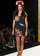 Adriana Lima naked pics - wear see through floral dress