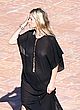 Kate Moss naked pics - fully see-thru dress, outdoor