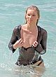 Elsa Hosk naked pics - posing in totally wet top