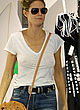 Heidi Klum see through top & shopping pics