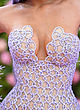 Kylie Jenner naked pics - see-thru purple dress, sexy