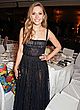 Elizabeth Olsen naked pics - see through dress at dinner