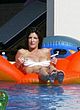 Stephanie Seymour nip slip in bikini by the pool pics