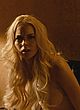 Lindsay Lohan naked pics - showing tits in movie machete