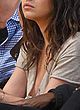 Mila Kunis naked pics - downblouse and nip slip in la