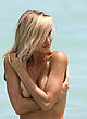 Joy Corrigan boob slip during bikini ps pics