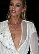 Stella Maxwell naked pics - visible boob in white dress