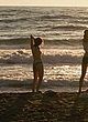 Alicia Vikander topless on the beach, movie pics