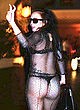 Lady Gaga ass in tiny black thong pics