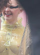Maisie Williams tits,yellow transparent blouse pics