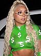 Candice Craig see-through green outfit pics
