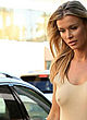 Joanna Krupa out in see through yellow top pics
