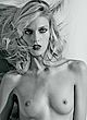 Anja Rubik naked pics - posing sexy and topless