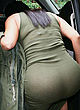 Kim Kardashian naked pics - flashing her bigg butt