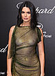 Kendall Jenner shows her sexy tits in green pics