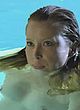Emma Booth naked pics - showing tits in pool in swerve