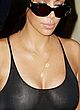 Kim Kardashian naked pics - tight see through black top