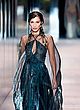 Bella Hadid see-through dress at catwalk pics