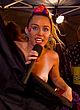 Miley Cyrus naked pics - showing her tanlined tits
