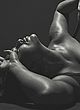 Ashley Graham naked pics - posing nude in black & white