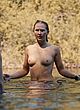 Gina Stiebitz naked pics - showing her tits in movie dark