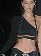 Bella Hadid naked pics - out in chic see through top