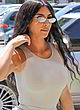 Kim Kardashian out to grab a lunch, see-thru pics