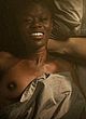 Akiya Henry naked pics - nude breasts in romantic scene