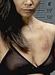 Thandie Newton naked pics - see through black bra in rogue