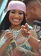 Nicki Minaj naked pics - nip slips at trinidad carnival