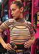 Bella Hadid see through top in store pics