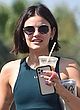 Lucy Hale showing ass in a bike shorts pics