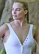 Margot Robbie naked pics - see through swimsuit in hawaii