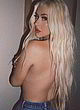 Christina Aguilera topless wearing just jeans pics