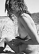 Paz de la Huerta naked pics - posing nude in black & white