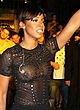 Kelly Rowland naked pics - performing in see-through top