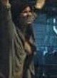 Alexandra Daddario naked pics - braless and boob slip in movie